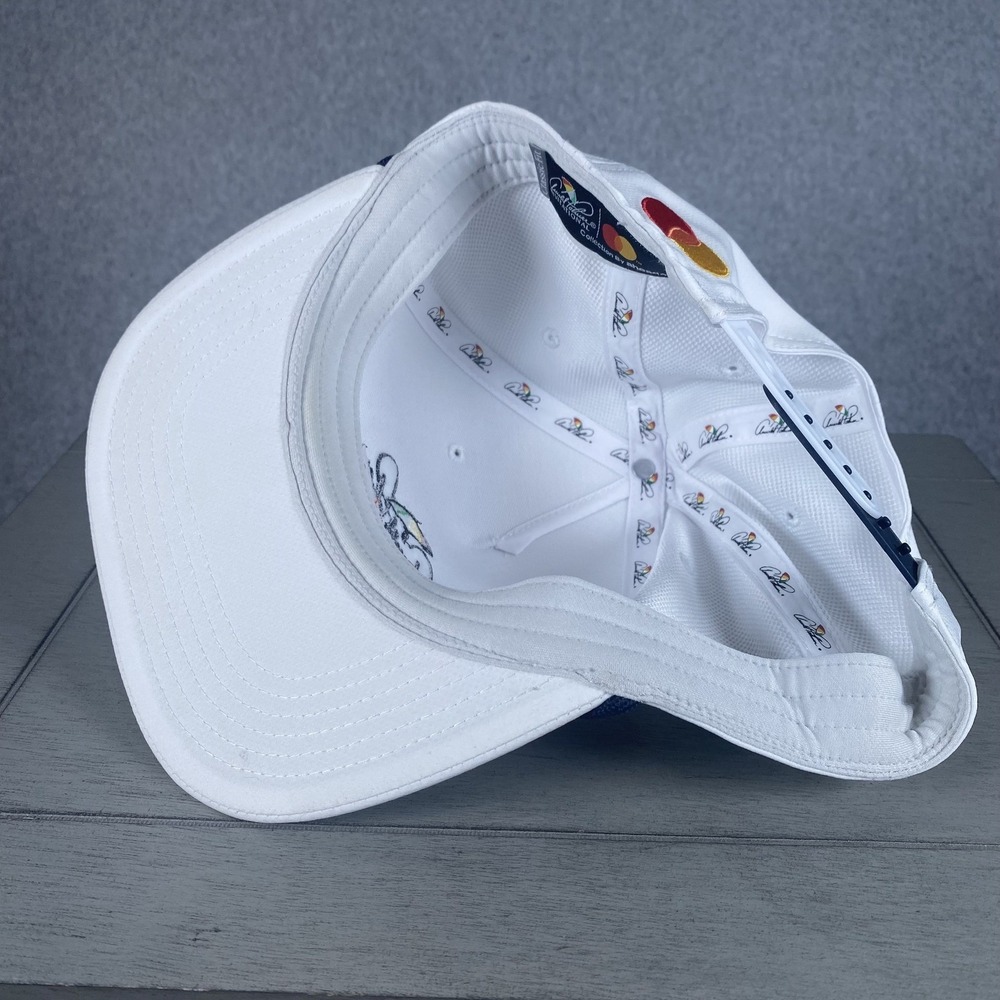 Ahead Arnold Palmer Invitational Hat Mens Snapback White Rope Golf Cap - Picture 9 of 11